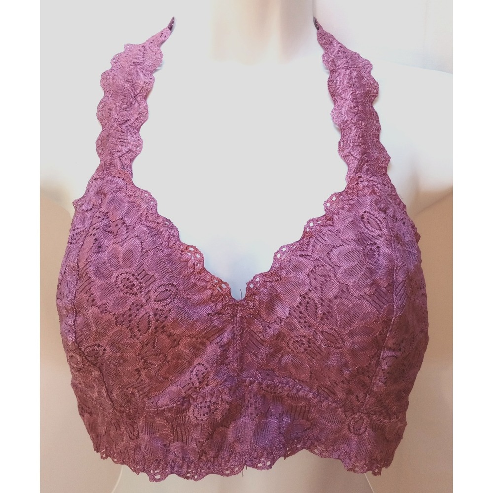 Felina‎ Racerback Bralette, Women's Bra, Large, Mauve